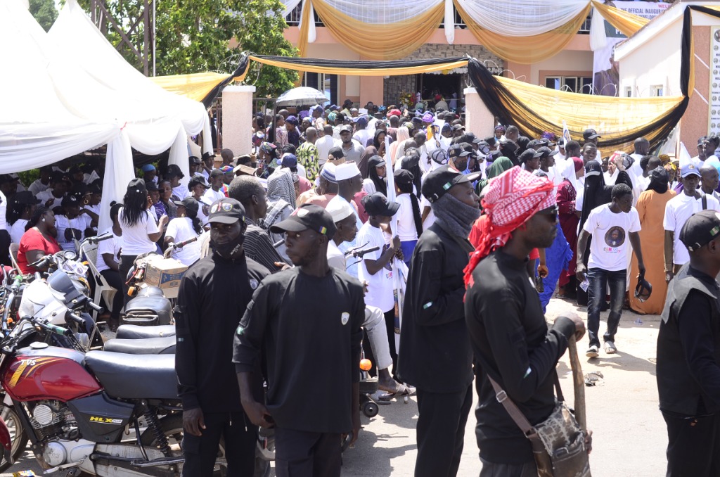 Massive crowd of MUSAWAH supporters and community members gathered at the inauguration venue showing the grassroots strength of the movement